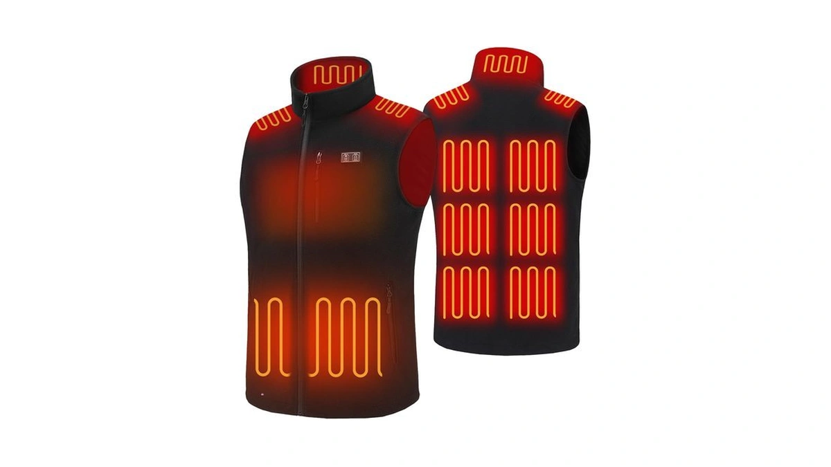 Ventrollo Men And Women Heated Fleece Vest With Battery Pack,