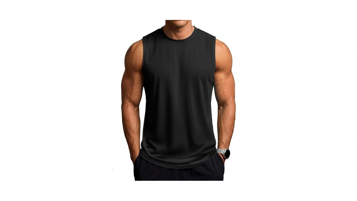 Zity Men's Sleeveless Shirts Quick Dry Tank Tops Upf 50+