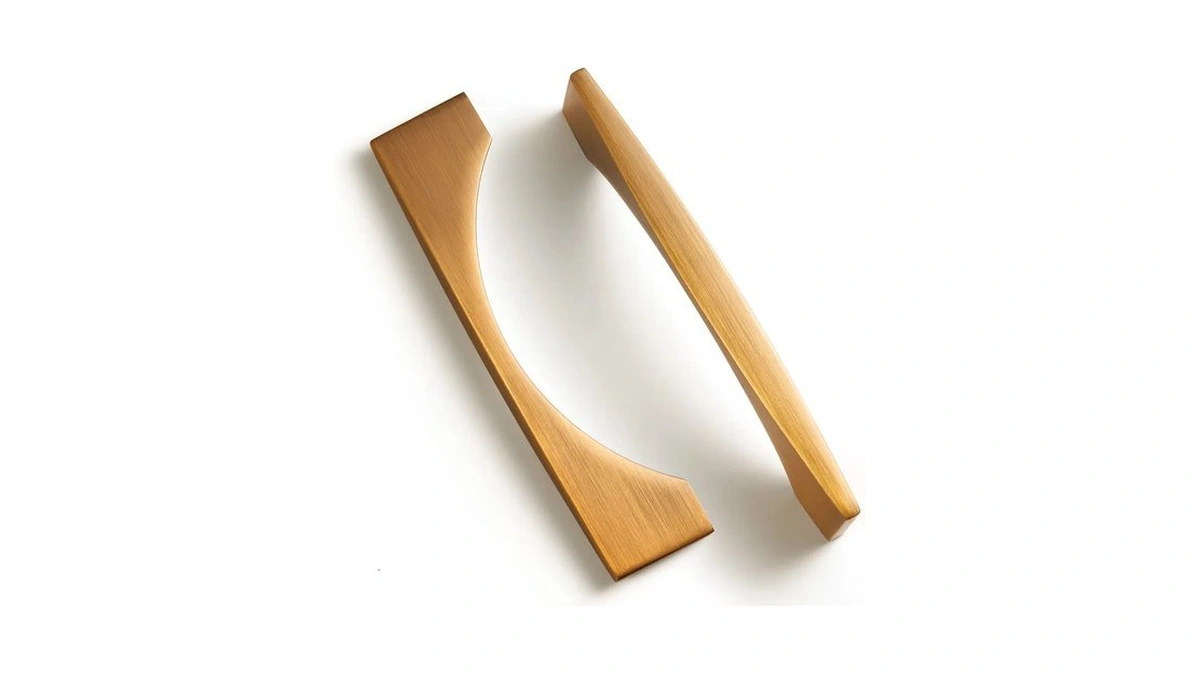 Goo-ki Brushed Bronzed Brass Handle, Mid-center Cabinet Pull;zinc Alloy Drawer