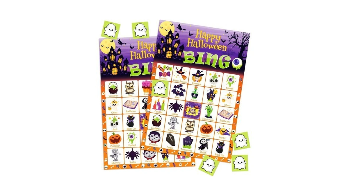 Ohome Halloween Games - Halloween Bingo For Kids | Halloween