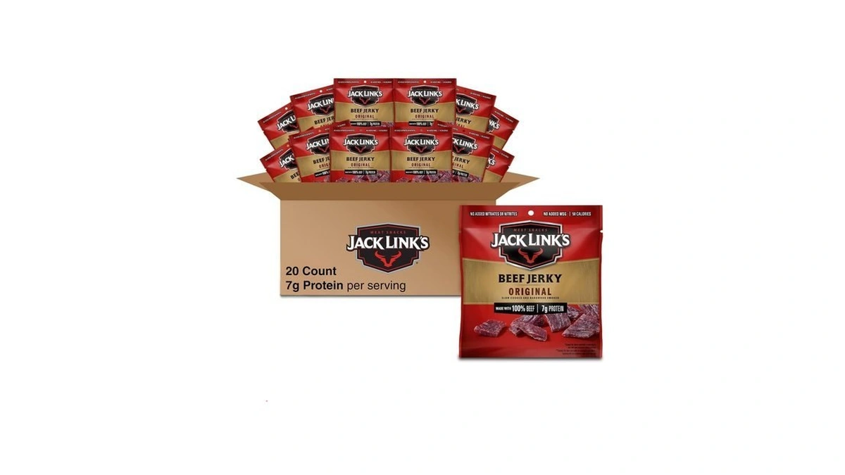 Jack Link's Beef Jerky Multipack - Original - 0.625 Oz