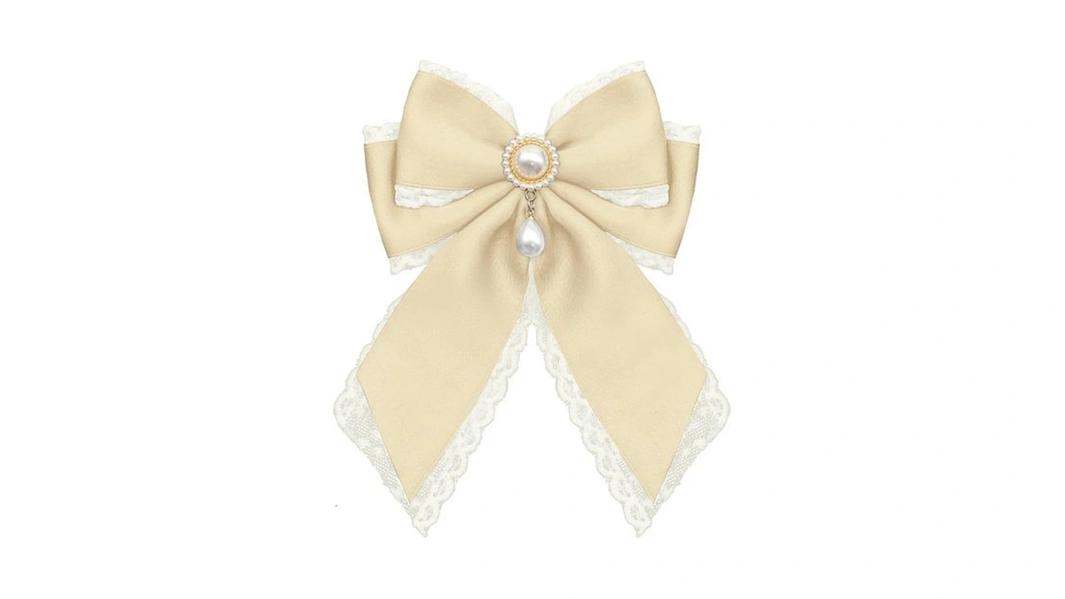 Mantieqingway Lace Womens Bow Ties, Pre-tied Bow Tie For Women