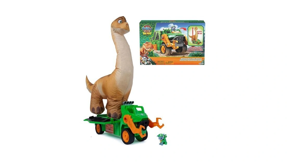 Paw Patrol: The Dino Movie Megasaurus Dino Vehicle With Inflatable
