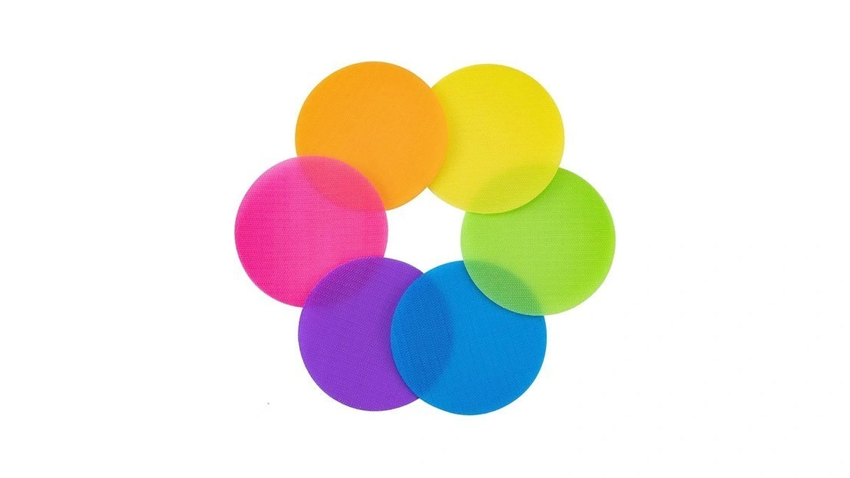 Carpet Floor Spot Markers, Circles Dots For Teachers And Kids,