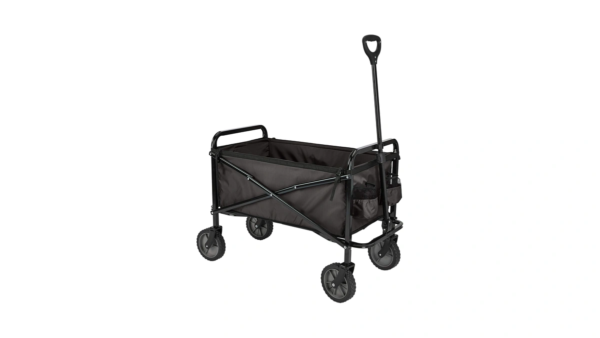 Amazon Basics Collapsible Heavy Duty Utility Wagon For Outdoor Sports,