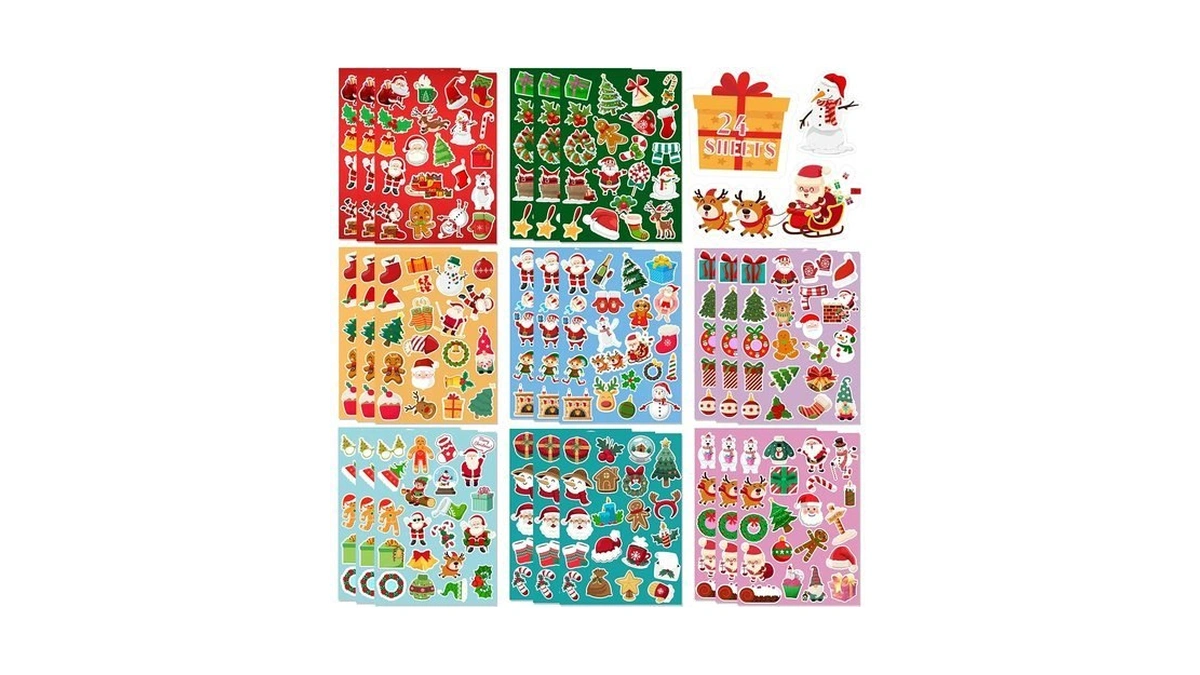 Christmas Stickers, Stocking Stuffers For Kids,christmas Gift For Grandkids