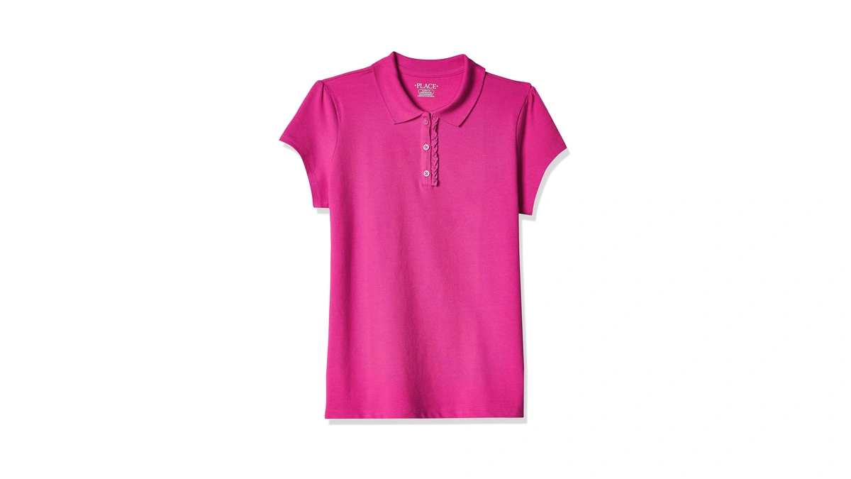 The Children's Place Baby Girls Uniform Pique Polo Shirt, Aurora
