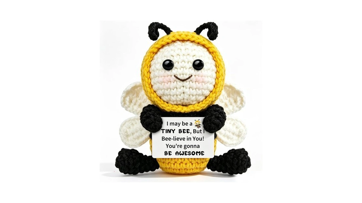 Bee Crochet Positive Animals Thank You Gifts For Women Men