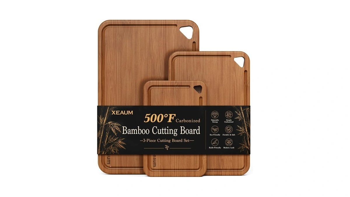Bamboo Cutting Board 3-piece Wooden Cutting Board For Kitchen