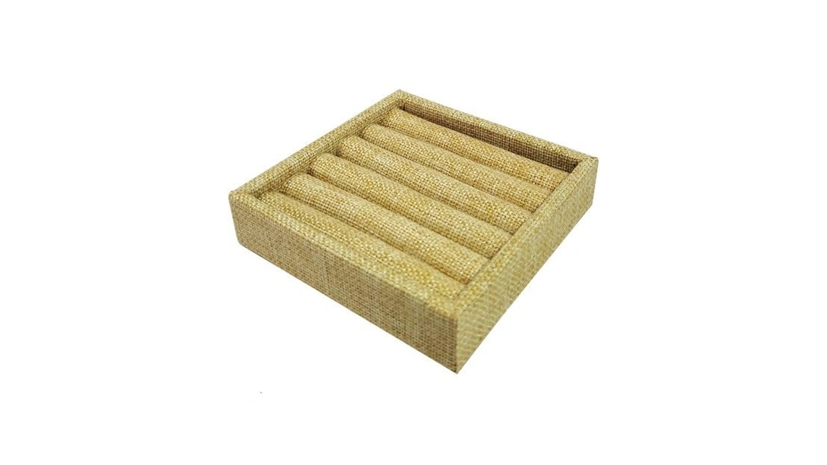 Scikheft Small Ring Display Tray For Drawer, 5 Slots Earring