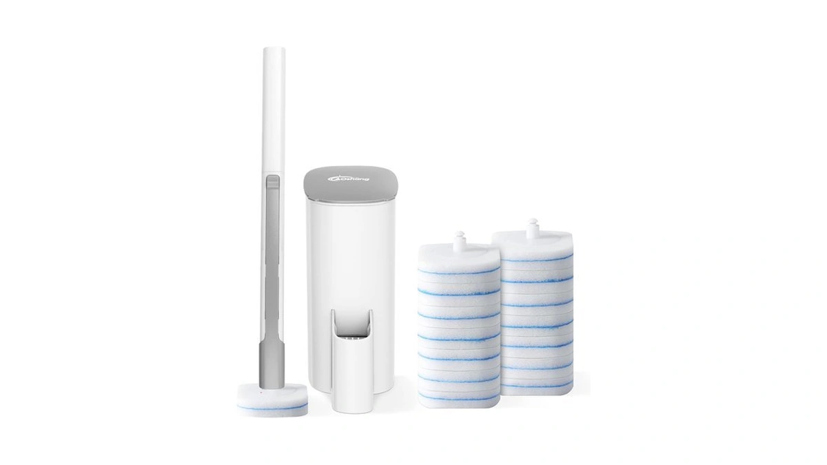 Oshang Disposable Toilet Brush - Toilet Bowl Cleaner, Toilet Cleaning