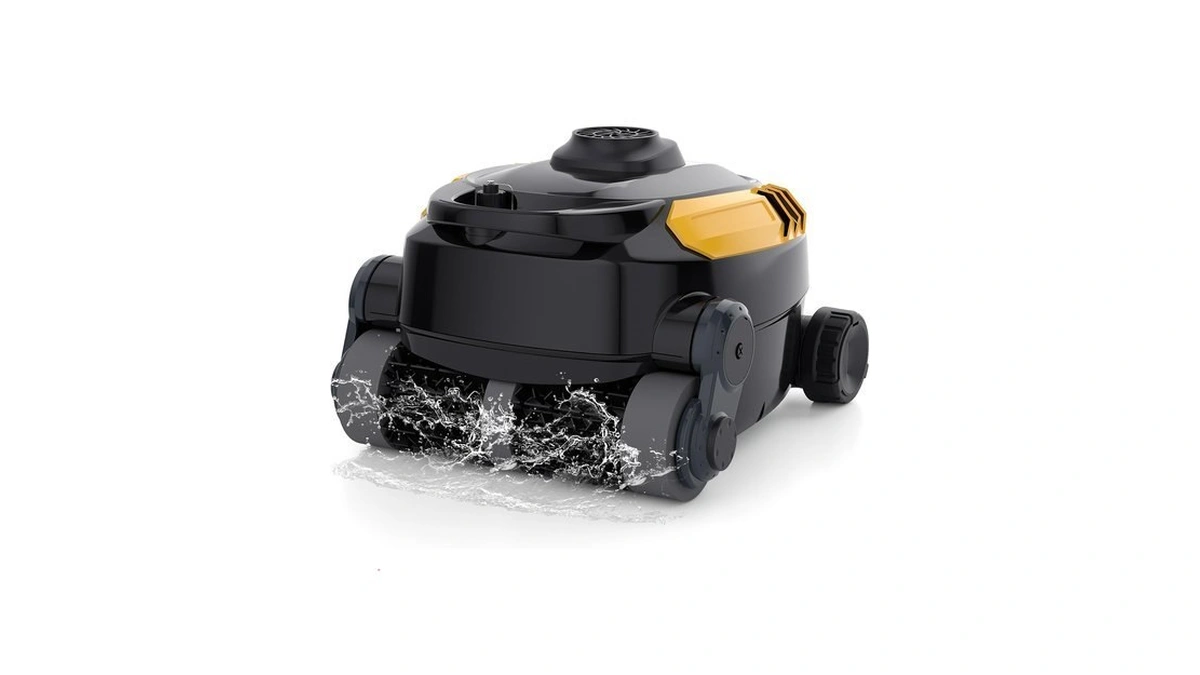Cordless Robotic Pool Cleaner, Wall Climbing, Extended Battery Life, 0.28