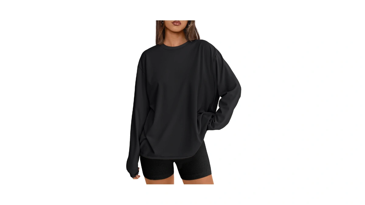 Trendy Queen Womens Oversized Long Sleeve Shirts Fall Tops 2026