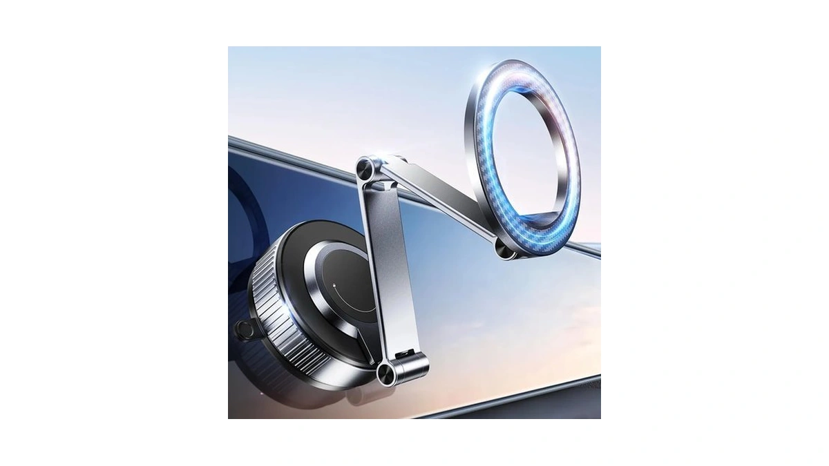 Magnetic Phone Holder For Car, 3-axis Long Arm Mount For