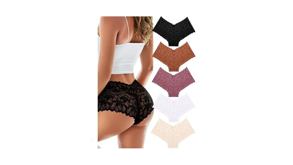 Ready To Love Sexy Women's Underwear Lace Shorts V Waist