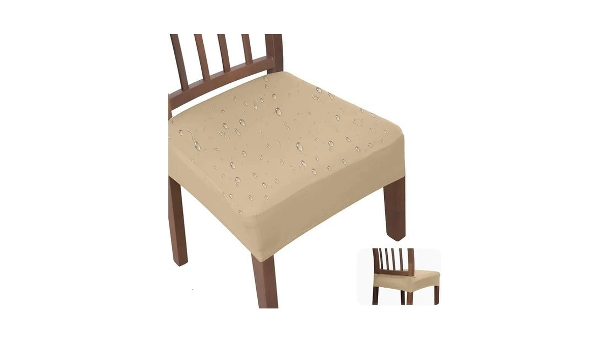 Jqinhome Waterproof Dining Chair Seat Covers Set Of 4 |