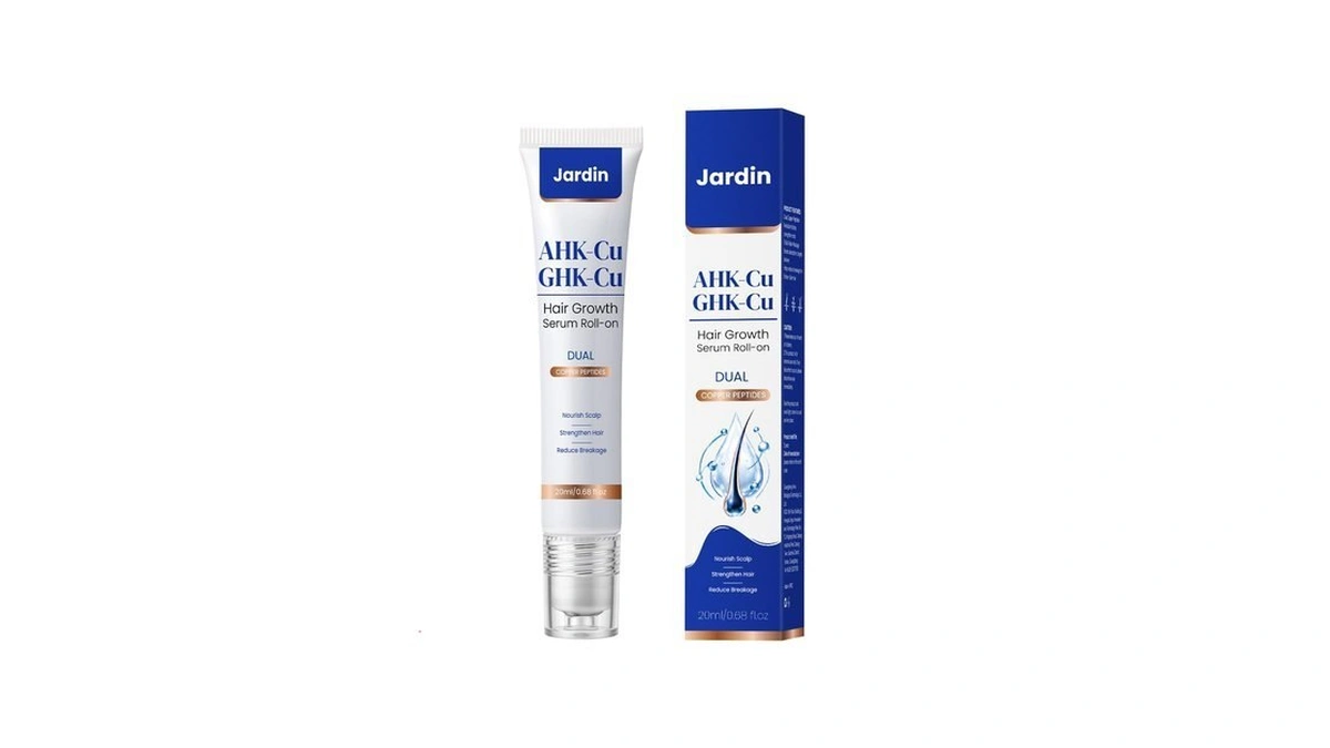 Premium Ghk-cu Peptide Scalp Serum Roll-on For Thicker Hair 20ml