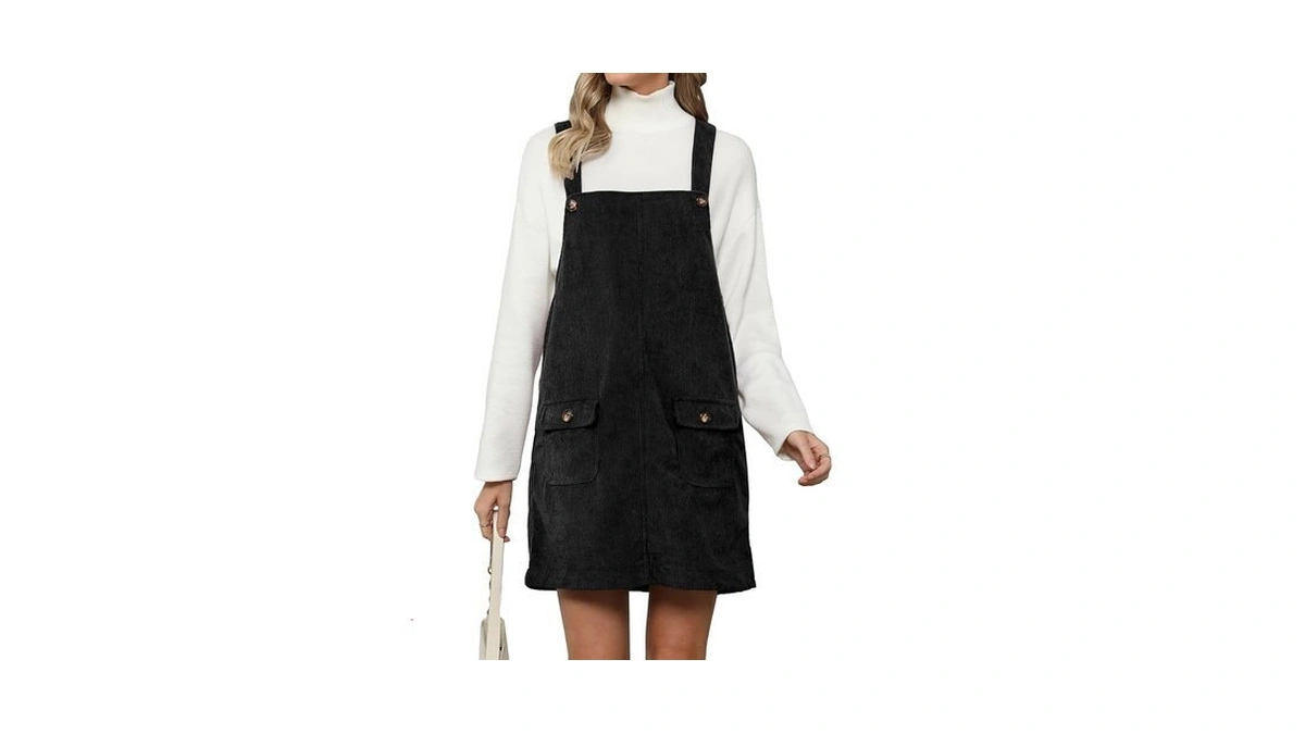 Luvamia Womens Fashion Corduroy Overall Dress...