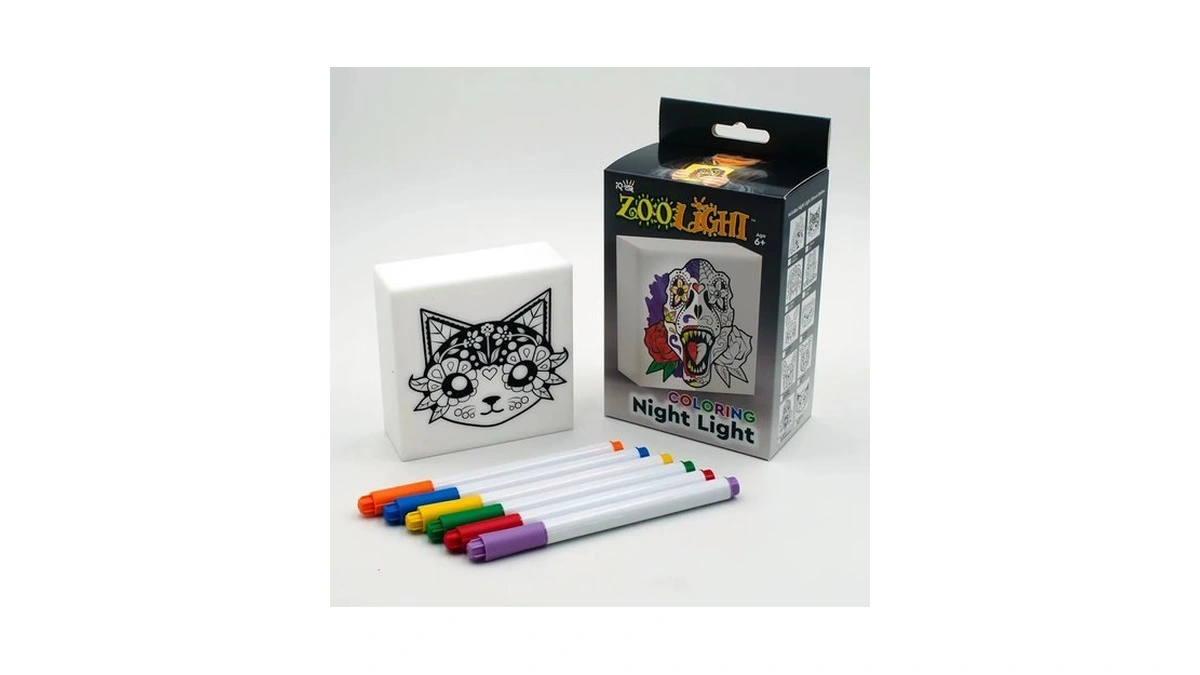 Iq Zoolight Diy Create Your Own Coloring Night Light Craft
