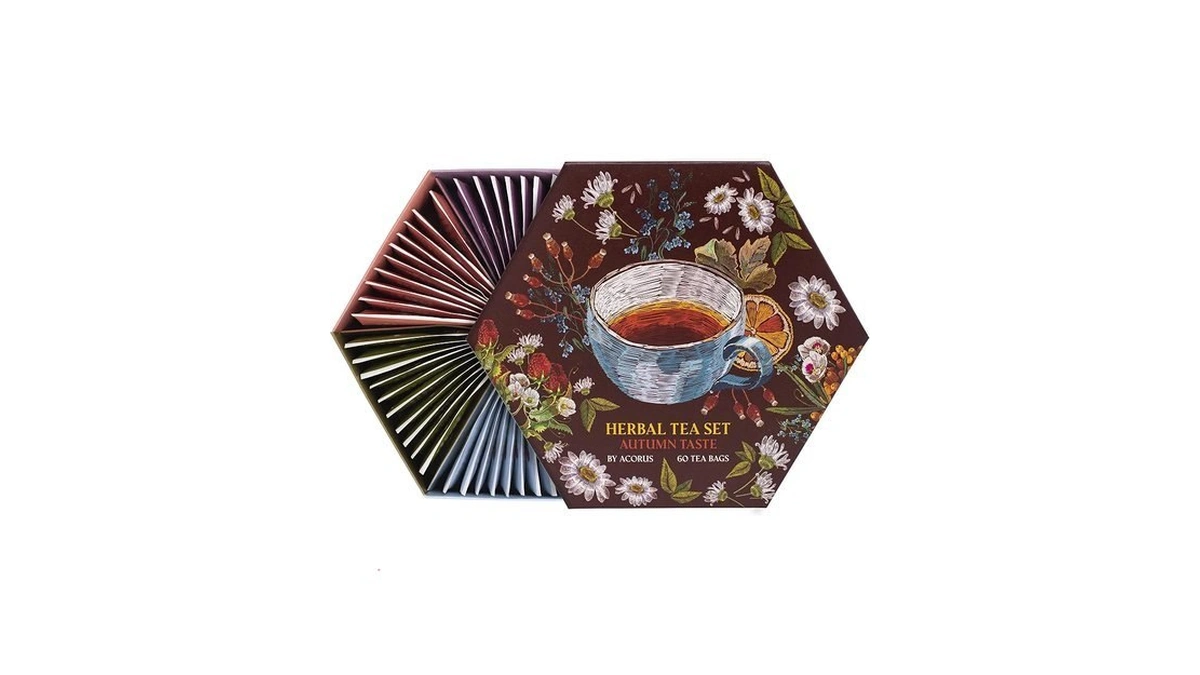 Acorus Autumn Taste Tea Set, Natural Herbal Tea Variety Pack,