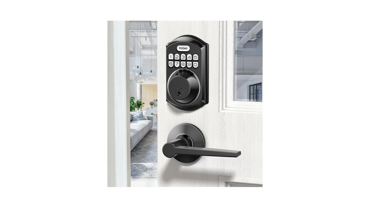 Teeho Te001l Keyless Entry Door Lock With 2 Handles -