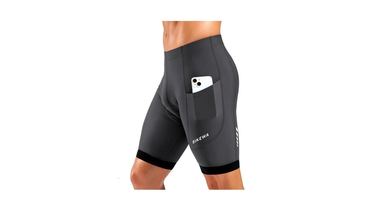 Bikewa Men's Cycling Shorts 7" 4d Padded Bike Shorts For