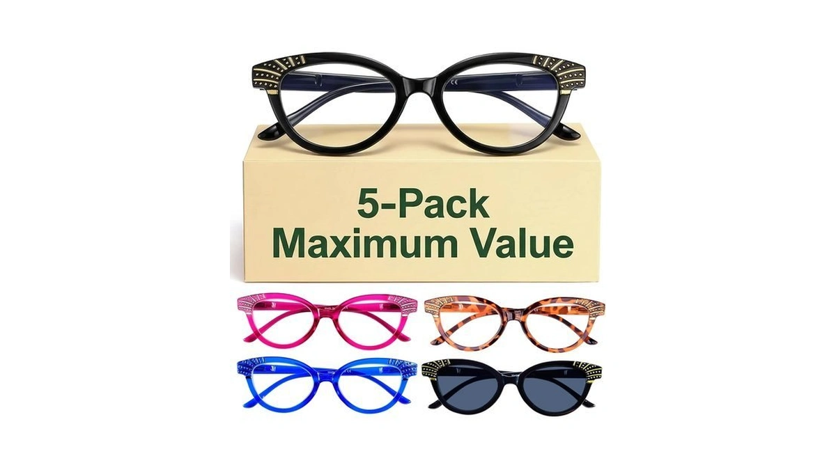 Eyekepper Reading Glasses For Women, 1.75 Readers, Cat Eye Stylish