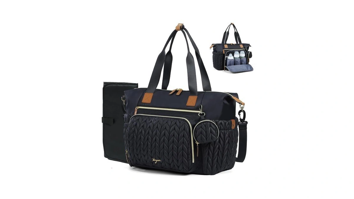 Tonyeee Diaper Bag Tote, Large Baby Hospital Bag For Labor