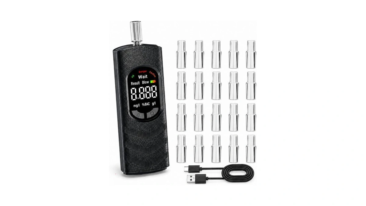 Lysvirath Breathalyzer Alcohol Tester, Lcd Display | Voice | Color