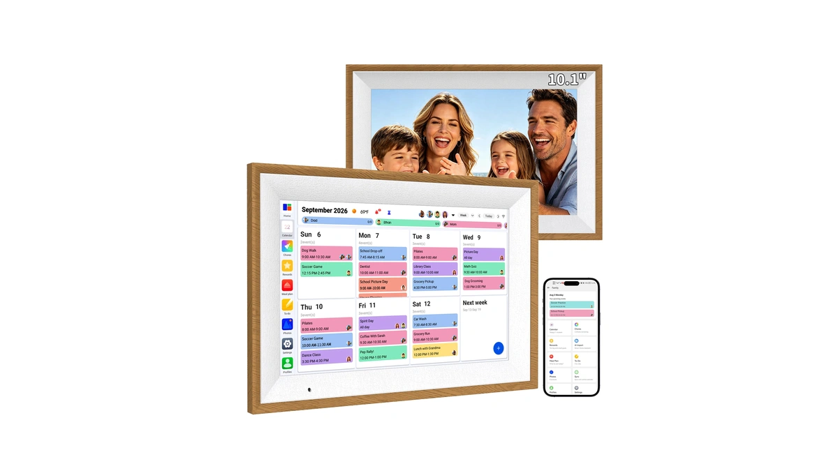 Amazon coupon: Vejld Digital Calendar 10.1" Smart Famil
