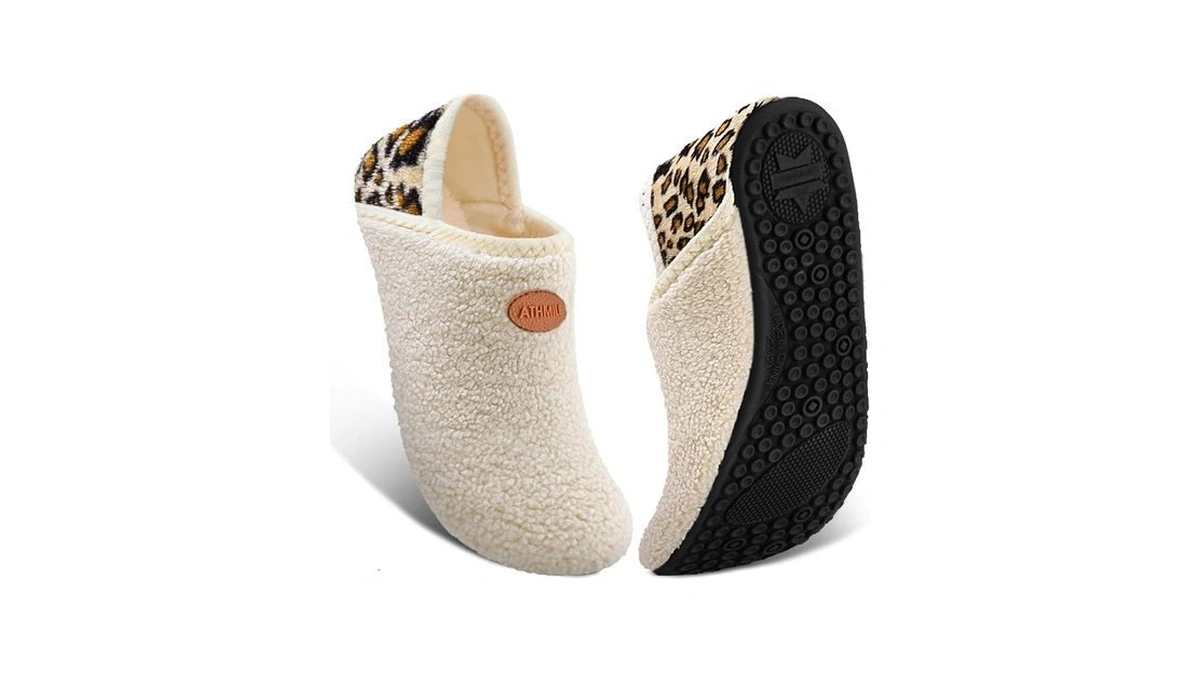 Athmile House Slippers For Women Men Indoor Barefoot Slippers Socks