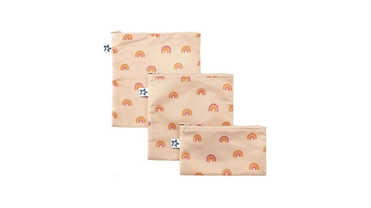 Tiny Twinkle Reusable Snack Bags For Kids – 3 Pack