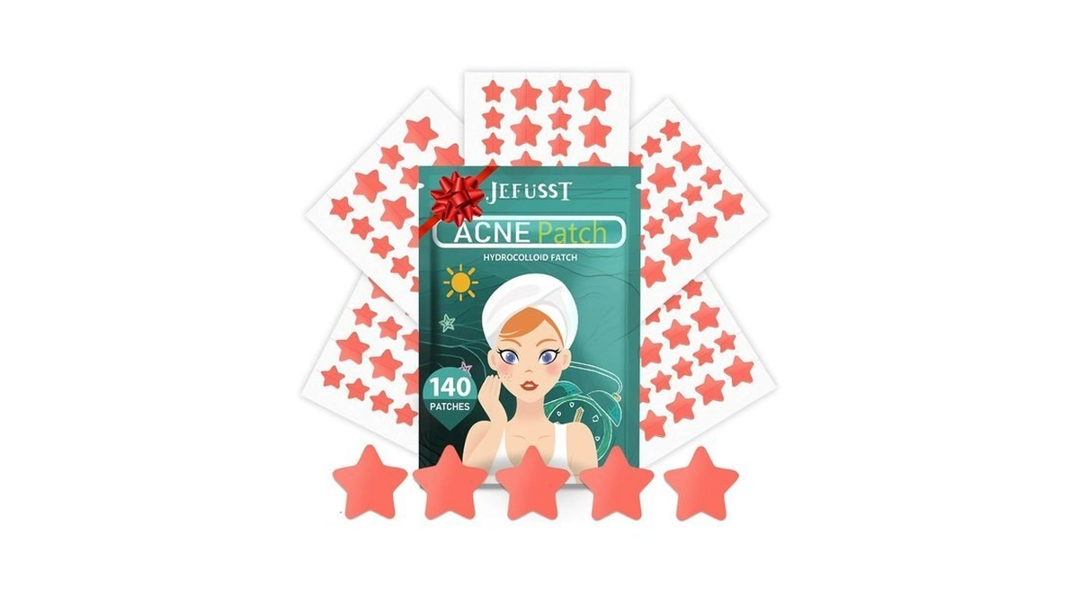 Jefusst Star Acne Patches 140 Counts, Pimple Patch Pimple Patches