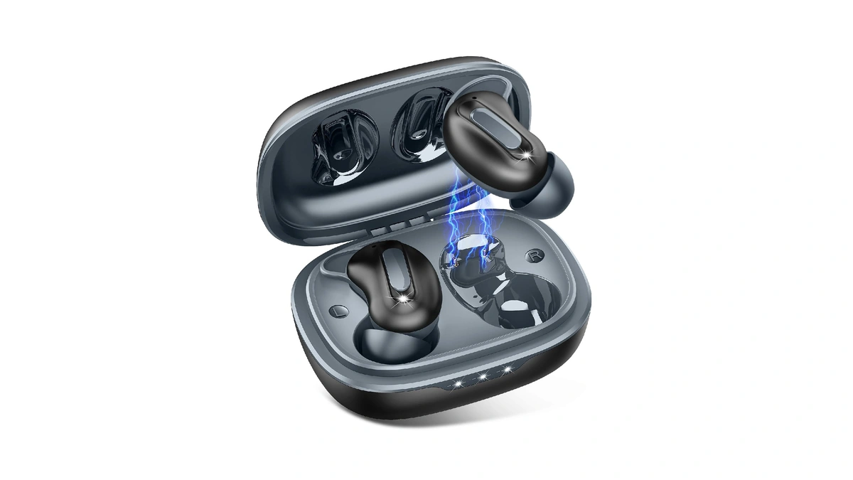 Mini Anc Sleep Earbuds, Wireless Ear Buds Headphones For Side