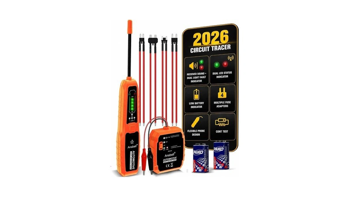 Ansbell Automotive Circuit Tracer & Short Open Finder, Dc 6-42v