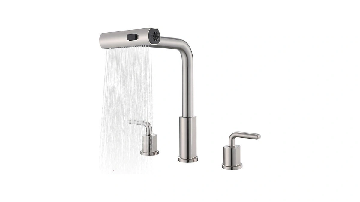 Encmy Kitchen Faucet With Pull Down Sprayer -3 Hole Kitchen