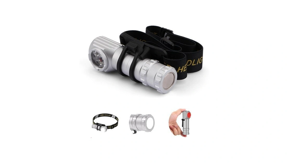 Spriak Rechargeable Led Headlamp For Running, Outdoor & Emergency Use