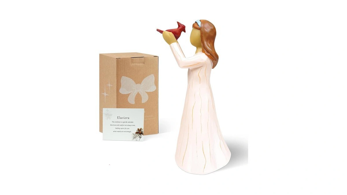 Eluviora Sympathy Gifts For Loss Of Loved One: 5.5" Cardinal