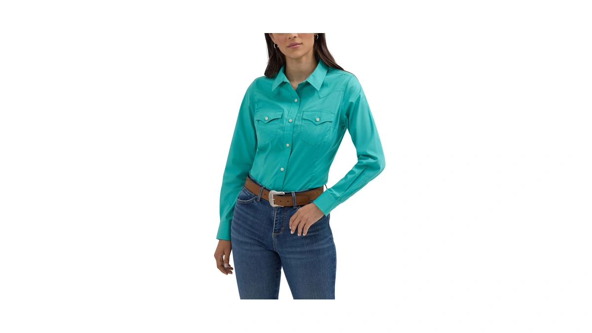Amazon : Wrangler Western Women's Retro Button-do