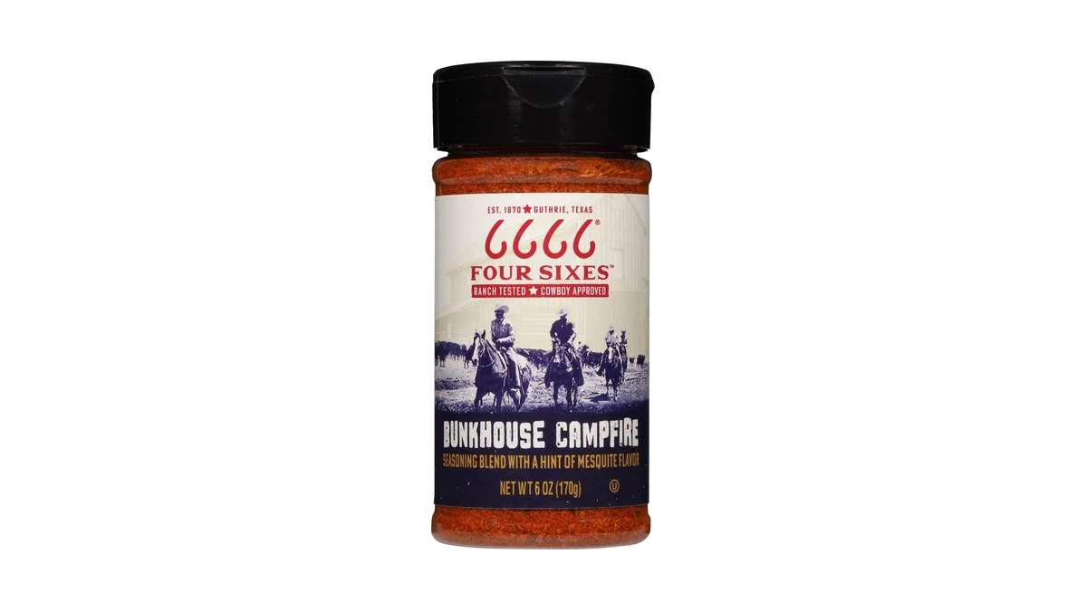 6666 Four Sixes Bunkhouse Campfire Seasoning, 6 Ounce