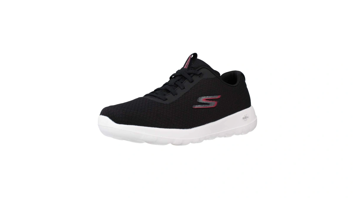 Skechers Women's Go Walk Joy - Ecstatic Sneaker, Black/white, 10