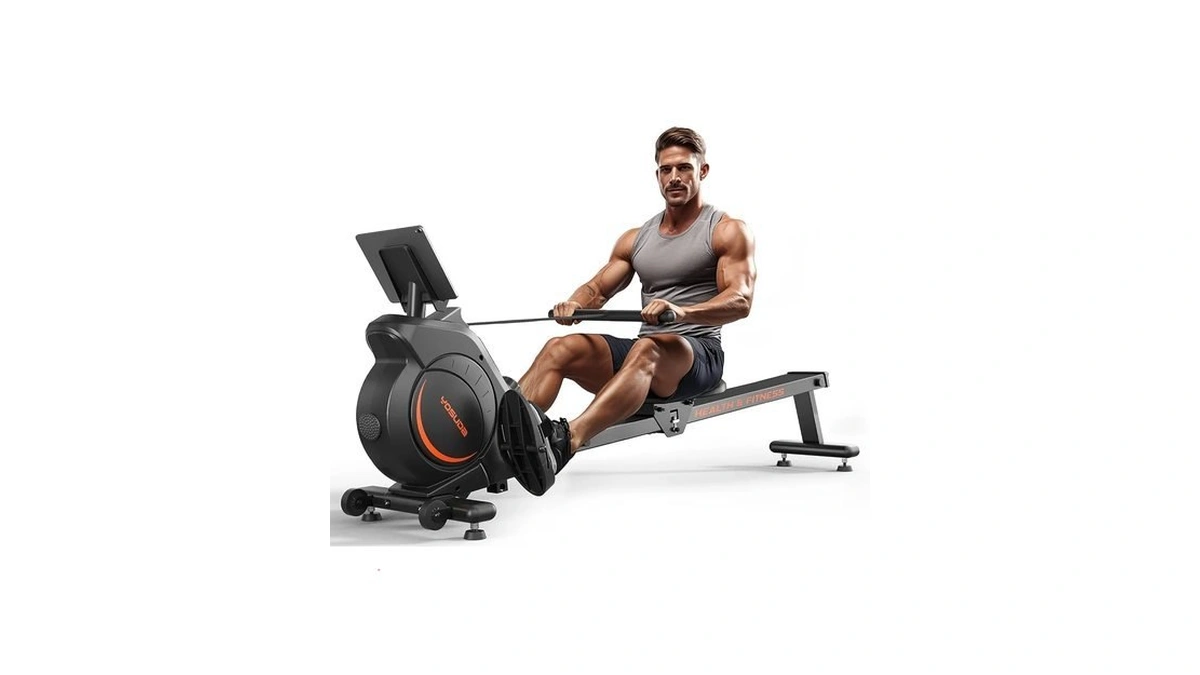 Yosuda Rowing Machine For Home, Magnetic Rower With 16 Resistance