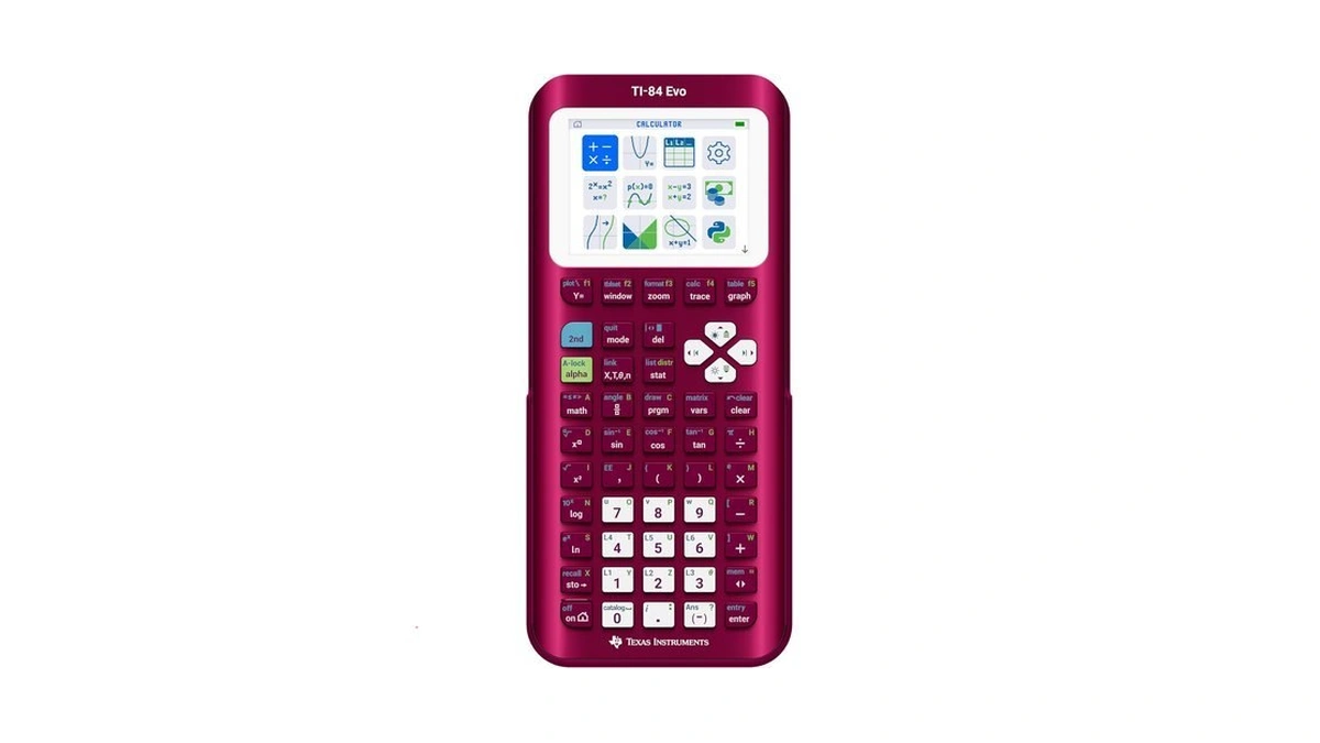 Ti-84 Evo Graphing Calculator Texas Instruments, Raspberry