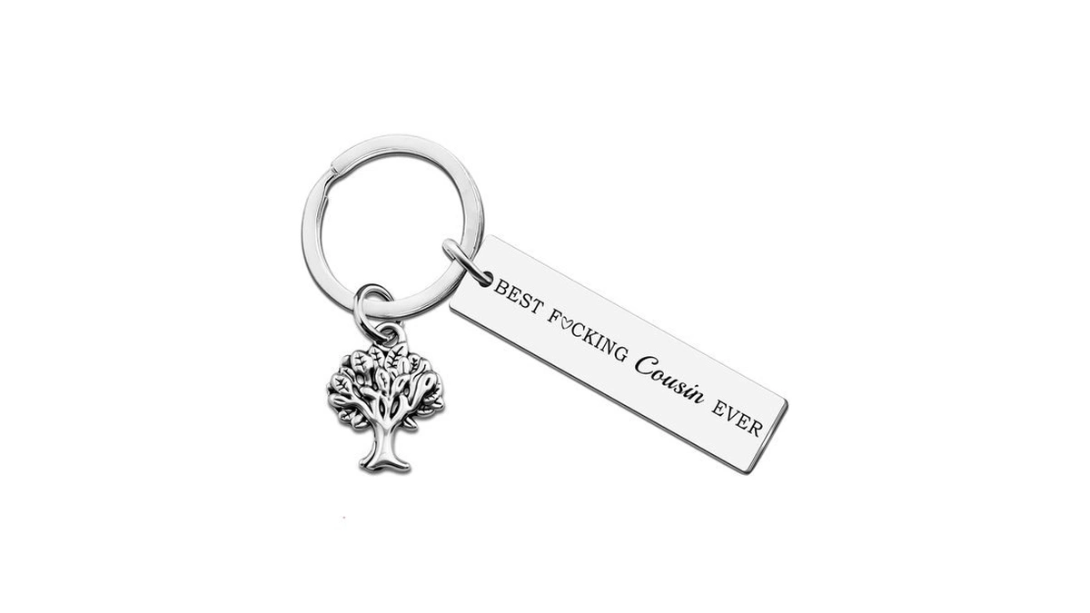 Ikacvb Funny Cousins Keychain Sibling Cousin Gifts For Women Men