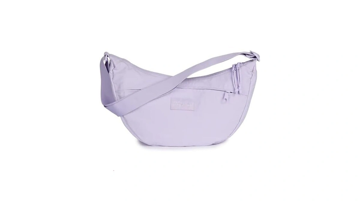 Jansport Unphased Crossbody Large, Soft Nylon - Pastel Lilac