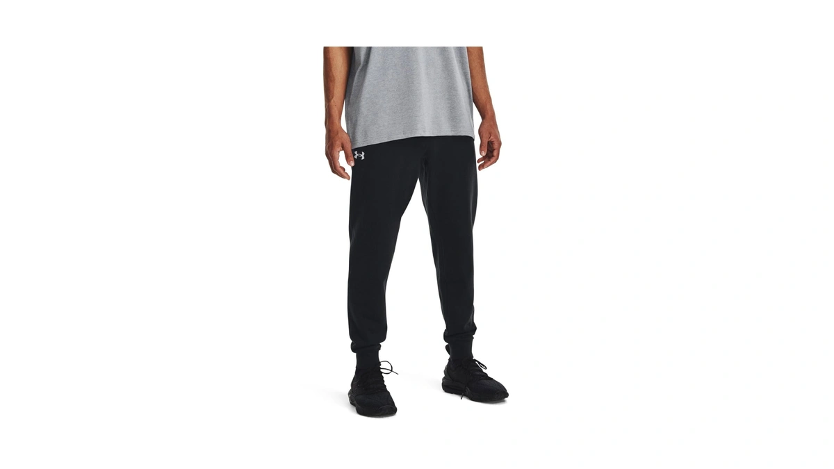 Under Armour Men's Rival Fleece Joggers, 001 Black, 4xl