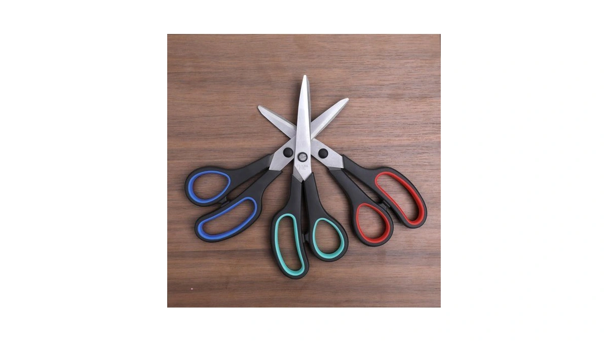 8" All Purpose Scissors Bulk 3-pack, Ultra Sharp Multipurpose Scissors