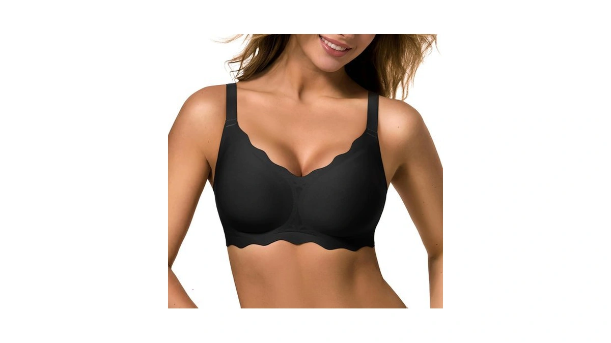 Vvx Wireless Jelly Bras For Women No Underwire Push Up