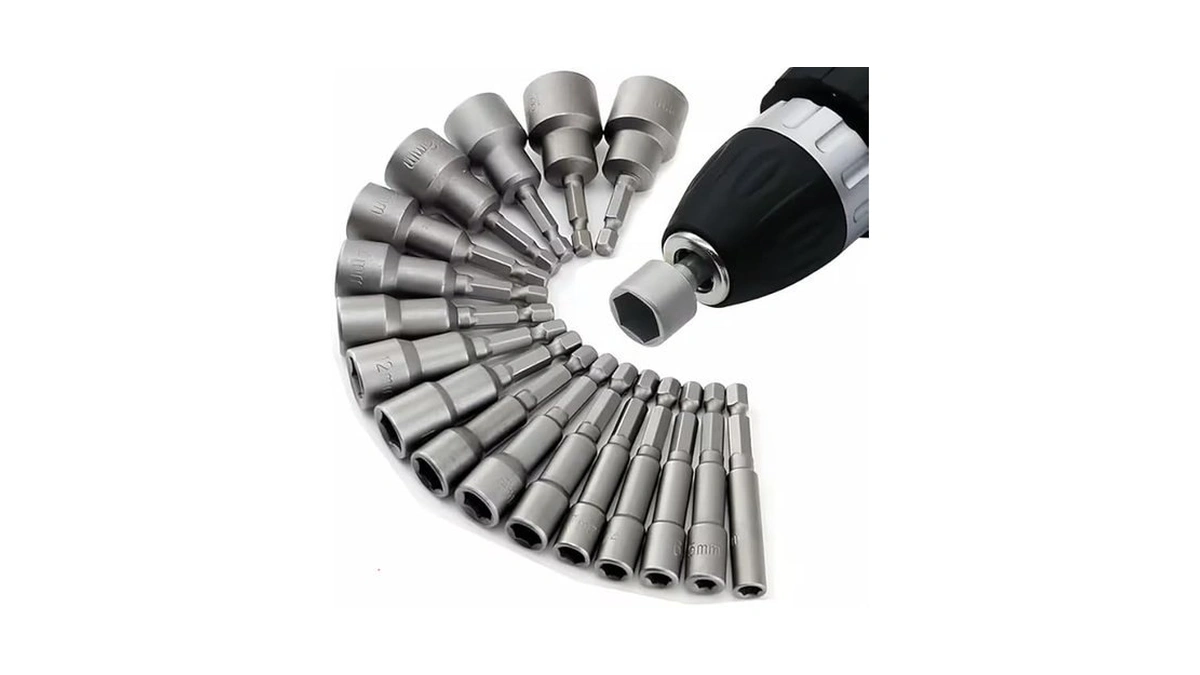 14 Piece Magnetic Nut Driver Set, 1/4 Hex Shank Impact