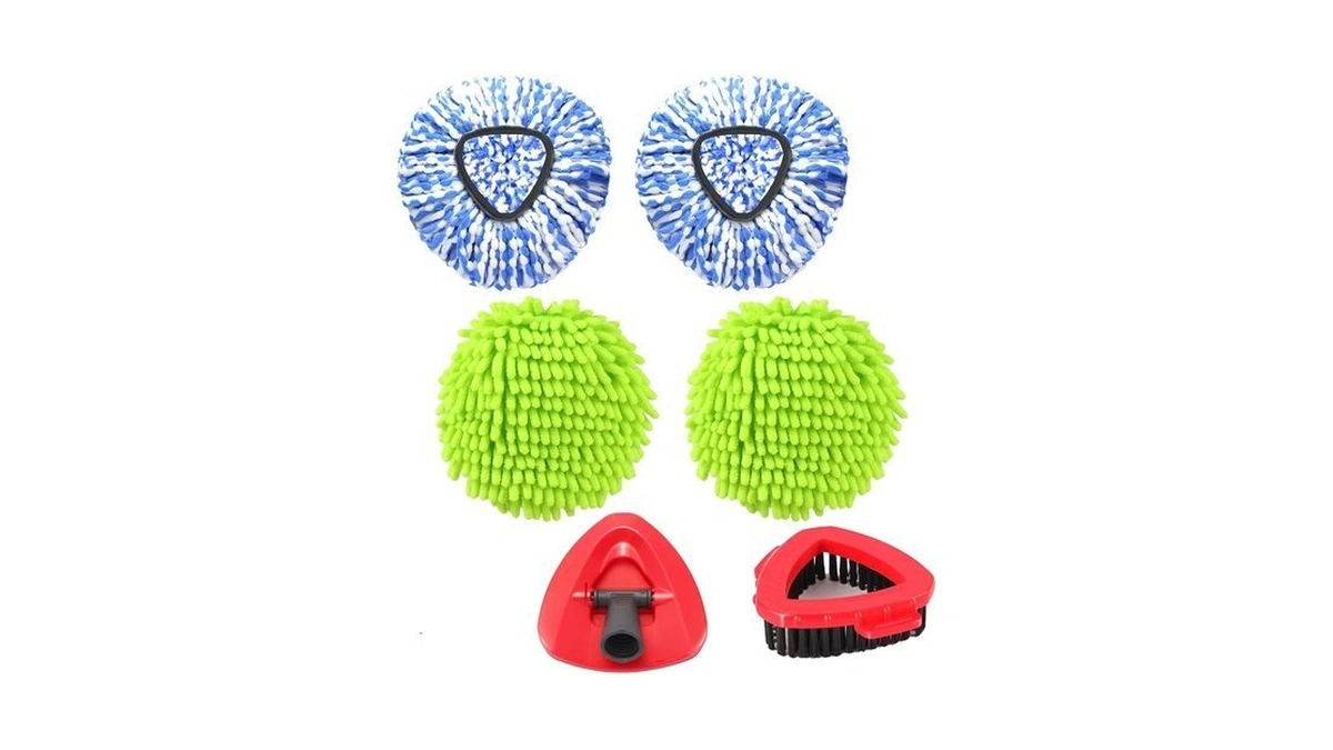 Yzjajzy 6 Pack Spin Mop Heads Replacements For Ocedar Rinseclean